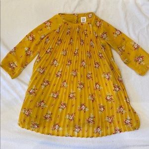GAP Kids Girls floral pleated dress size 3T